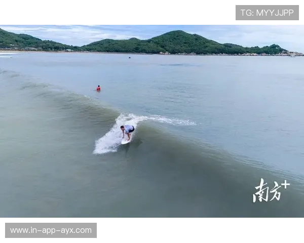 冲浪选手抓住浪峰一气呵成完成整套动作